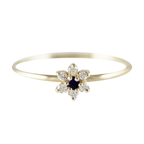 THREE SQUARES EMERALD RING