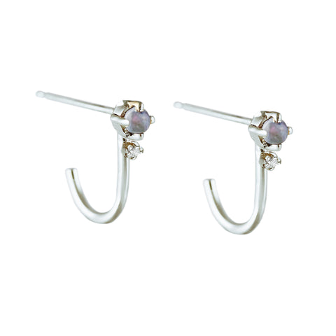DAHLIA OPAL STUDS