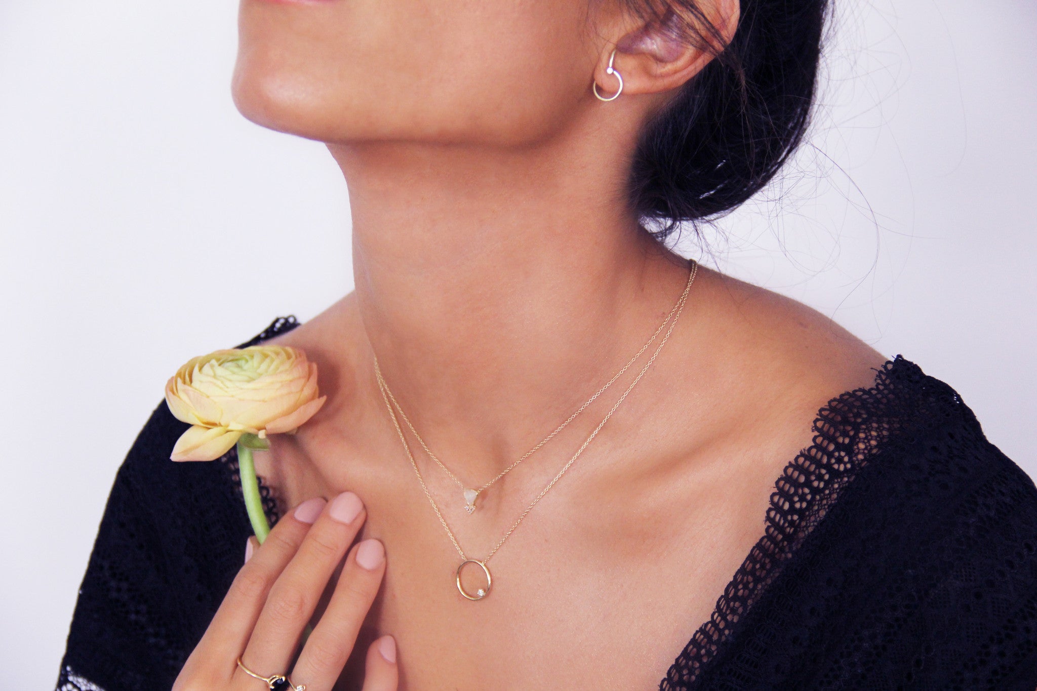 ABBY DIAMOND STUDS