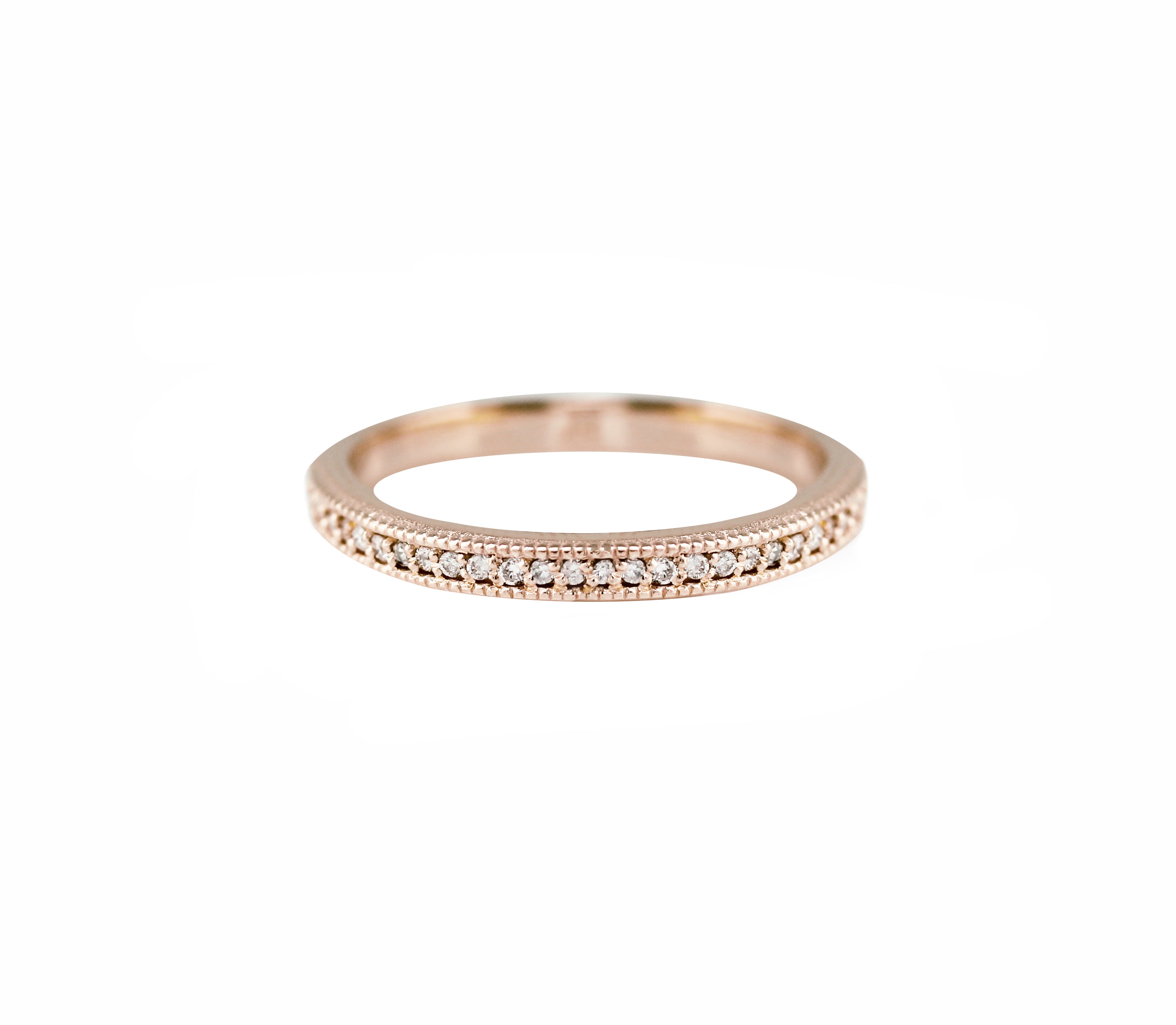 MILIGRAIN DIAMOND BAND