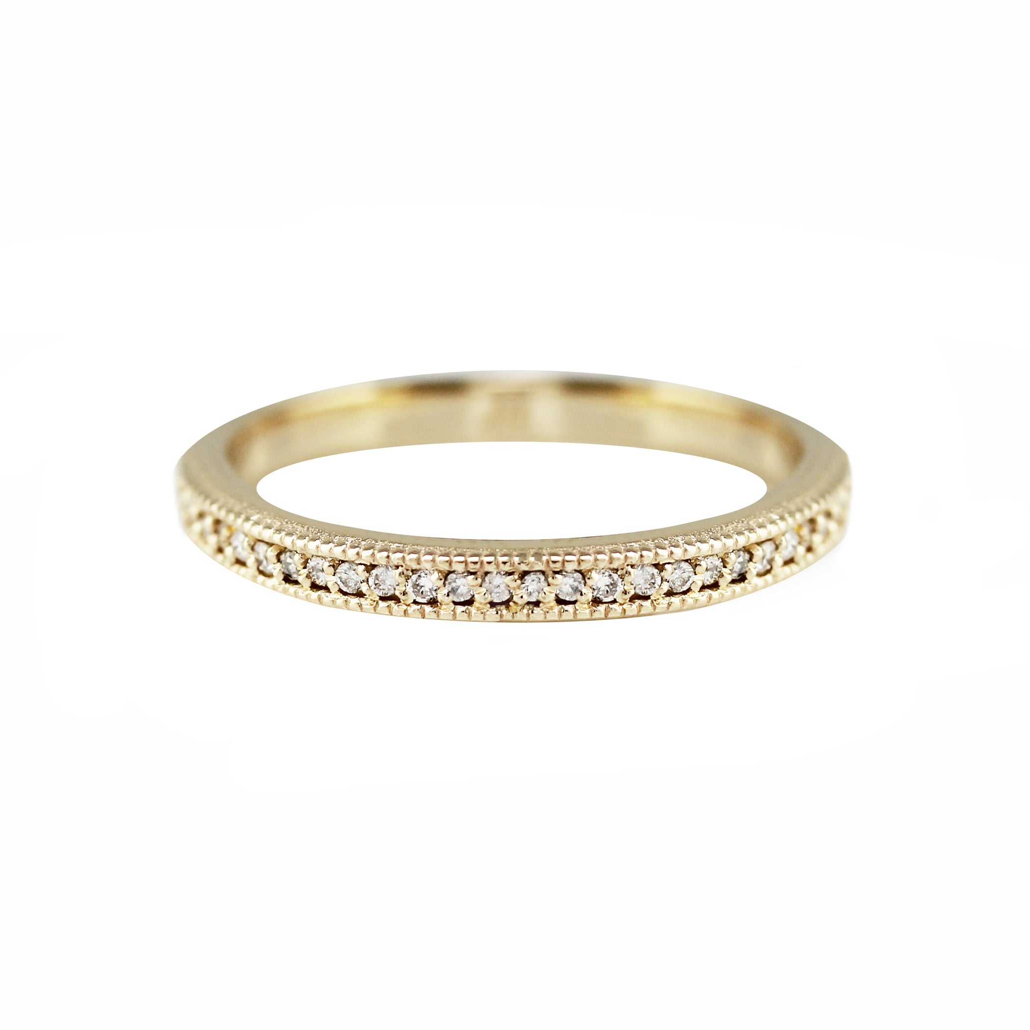 MILIGRAIN DIAMOND BAND