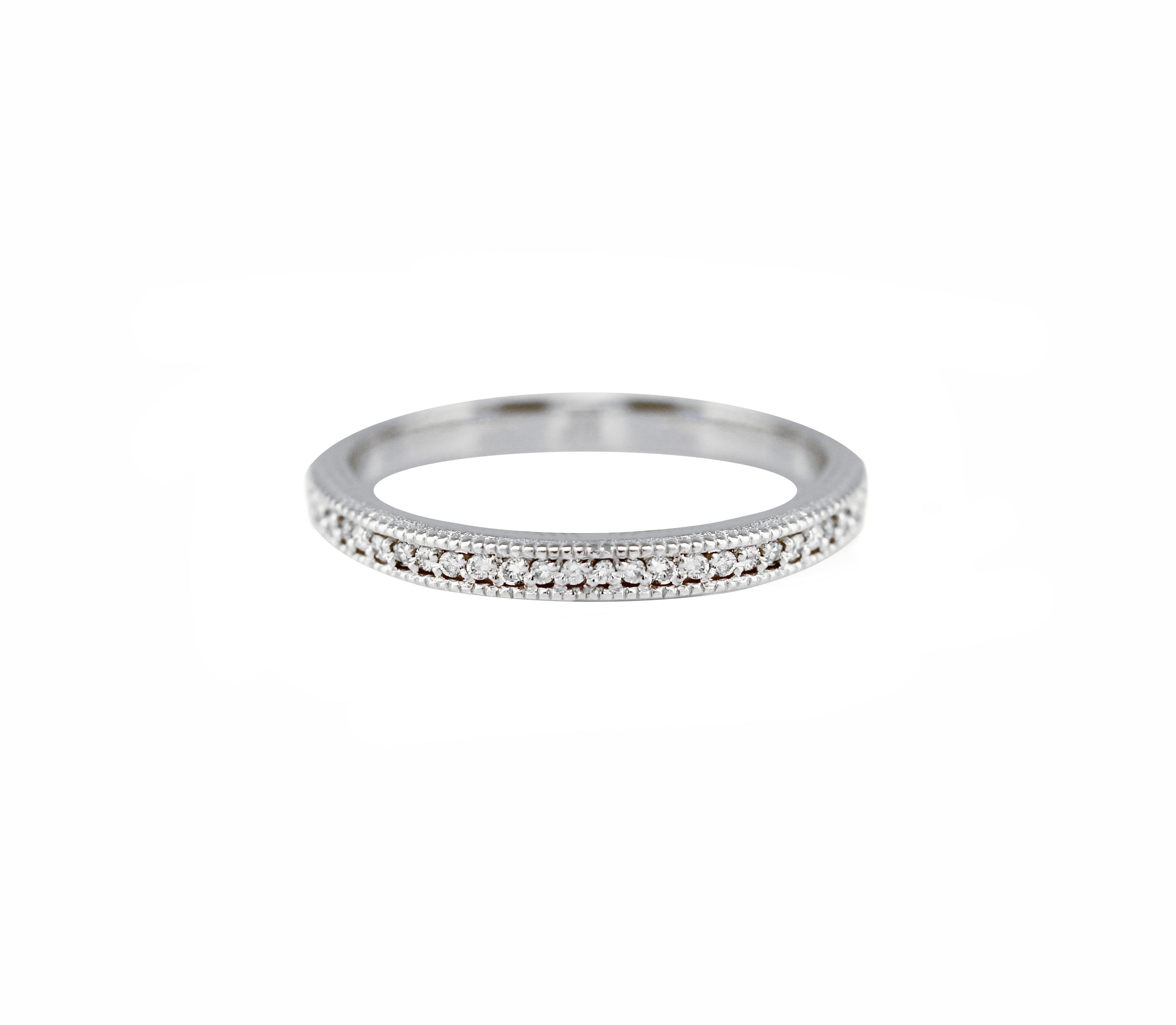 MILIGRAIN DIAMOND BAND