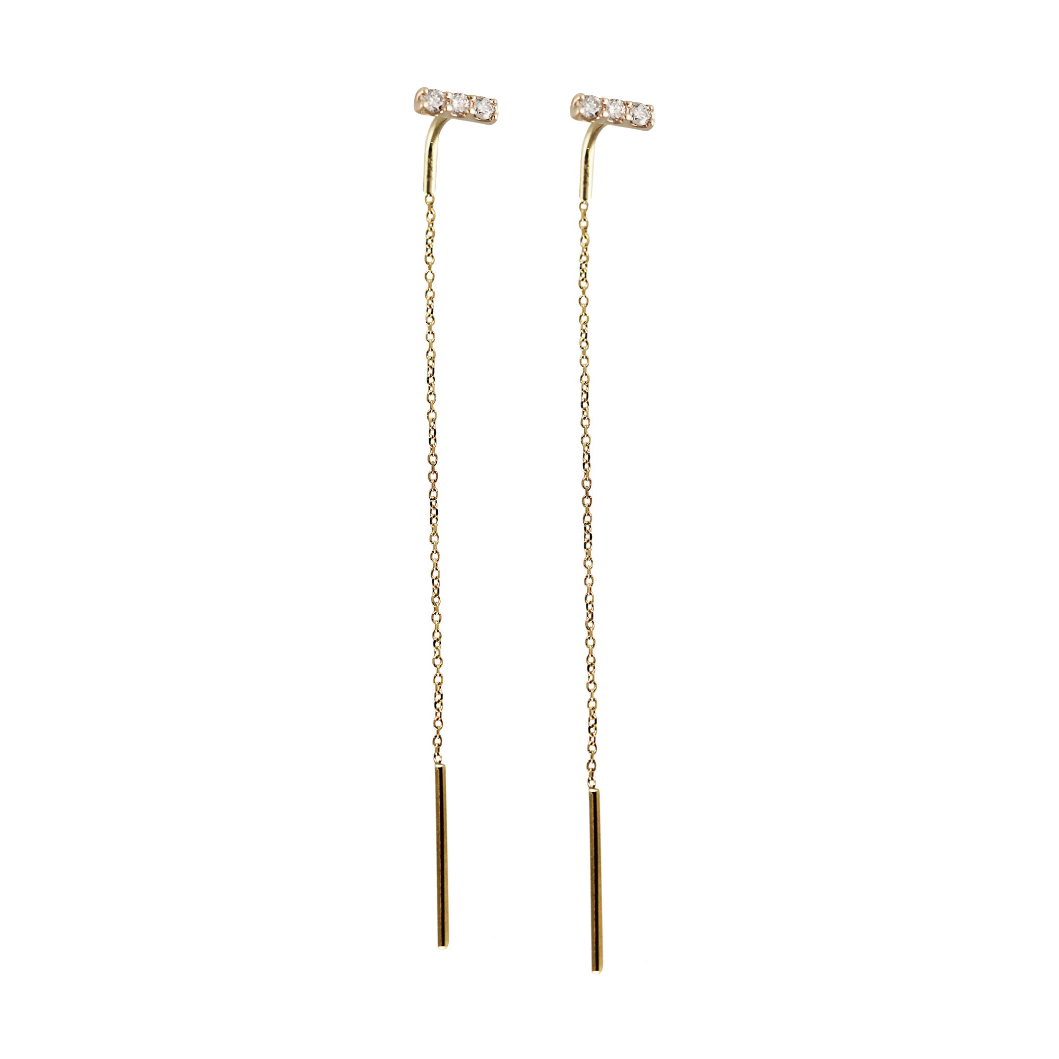 MINI DIAMOND PAVE BAR THREADER