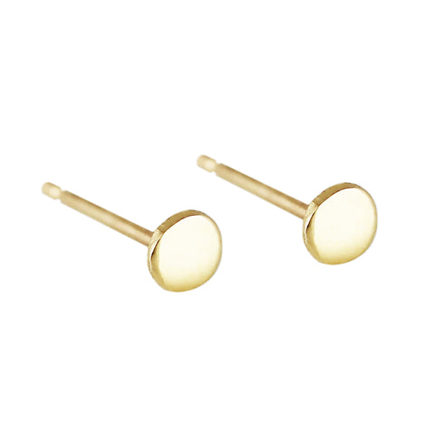 14K GOLDEN OPAL STUDS