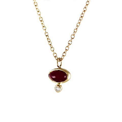 14K TINY OPEN HEART NECKLACE