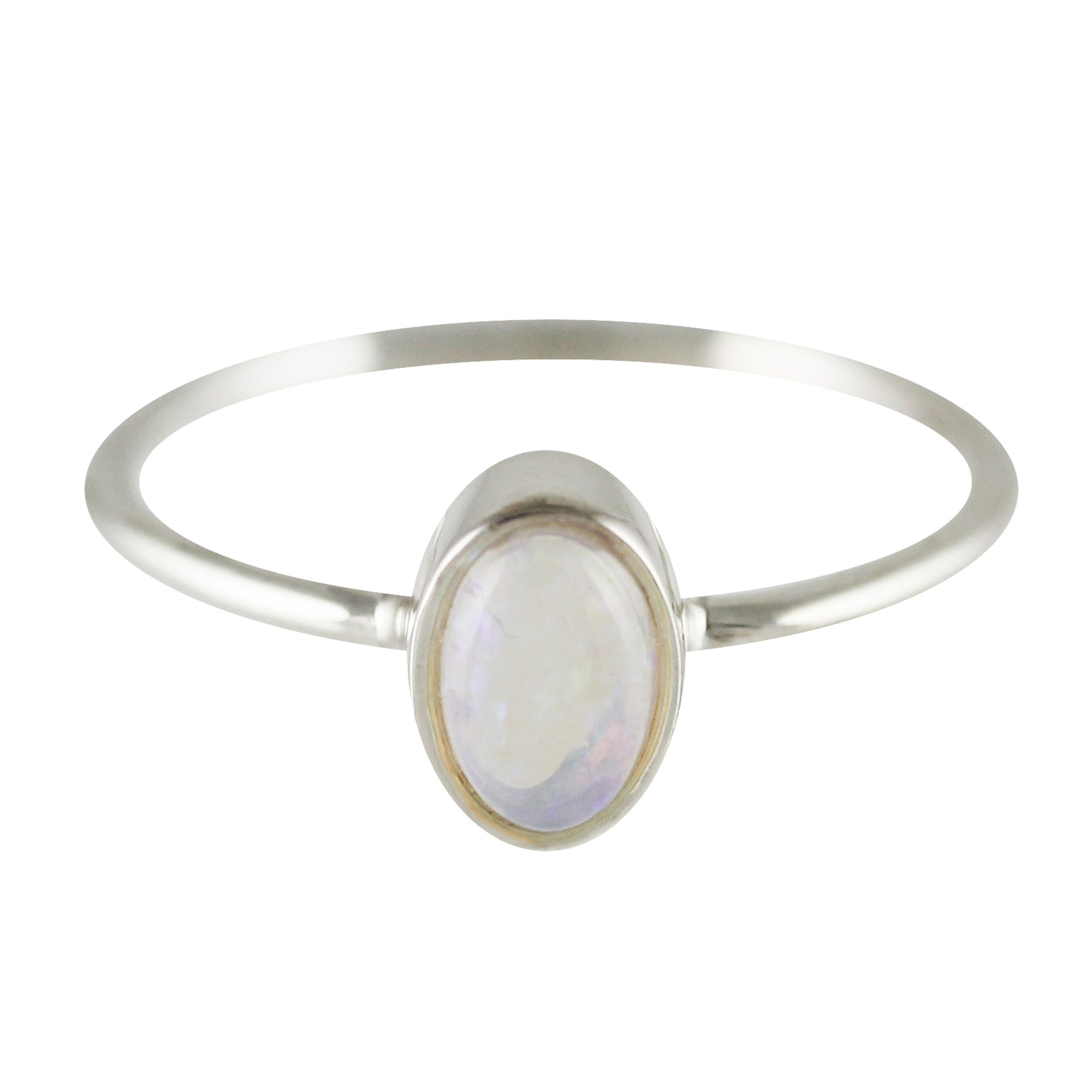OVAL SILVER RING