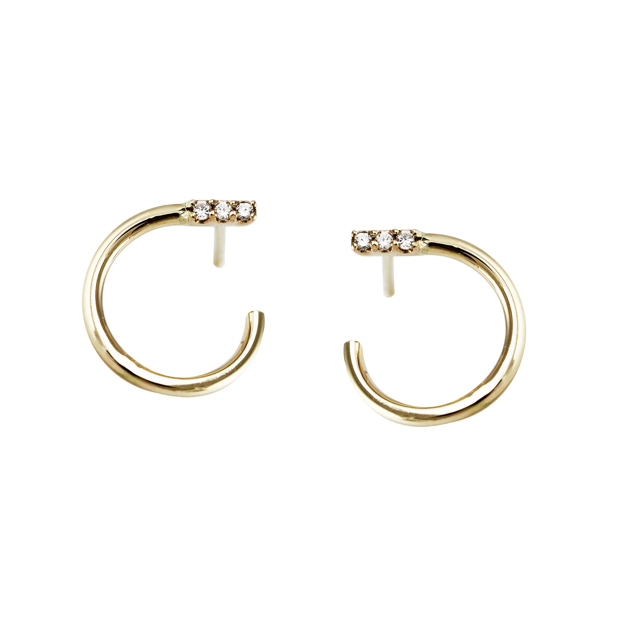 PAVE SLIP ON STUD