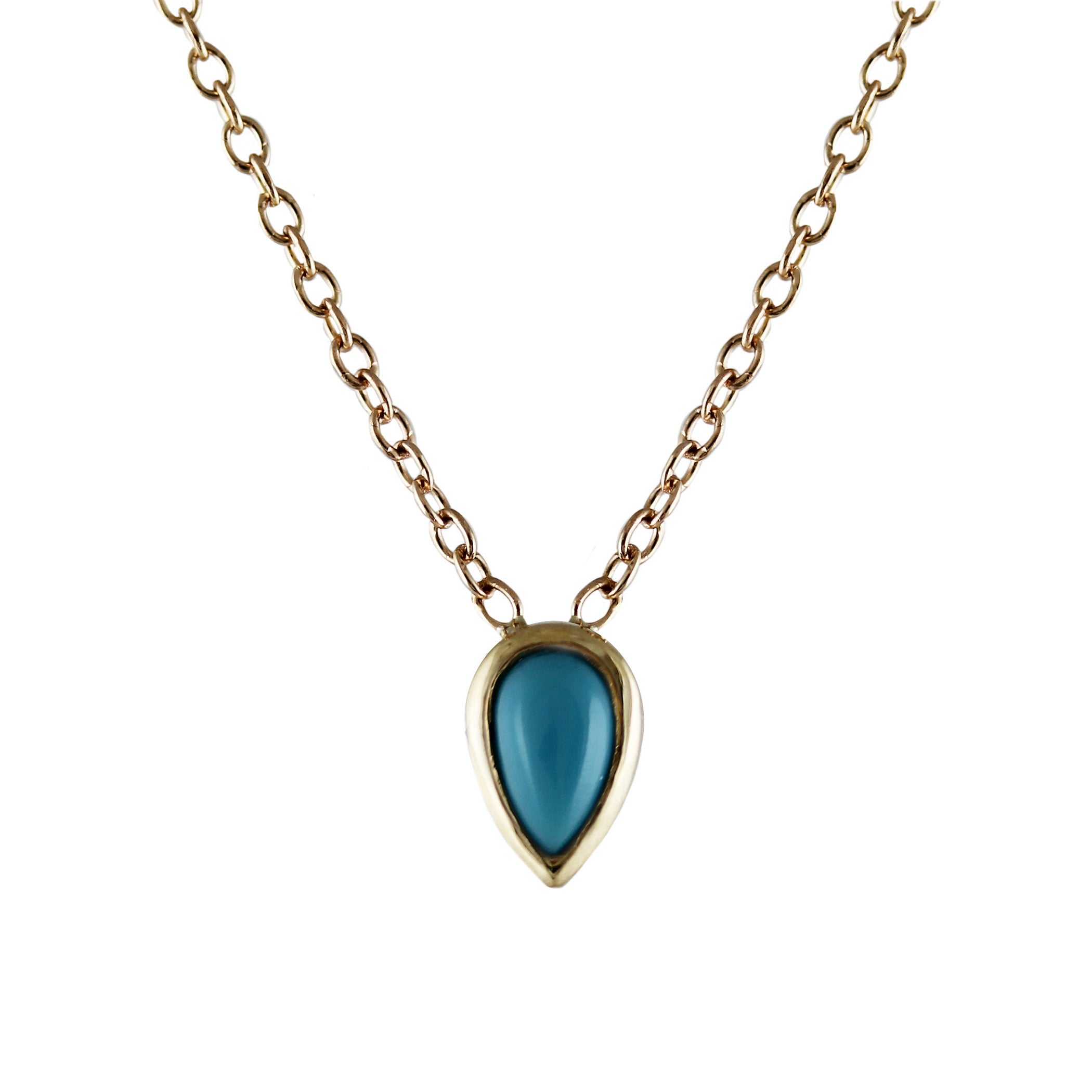 PEAR TURQUOISE NECKLACE