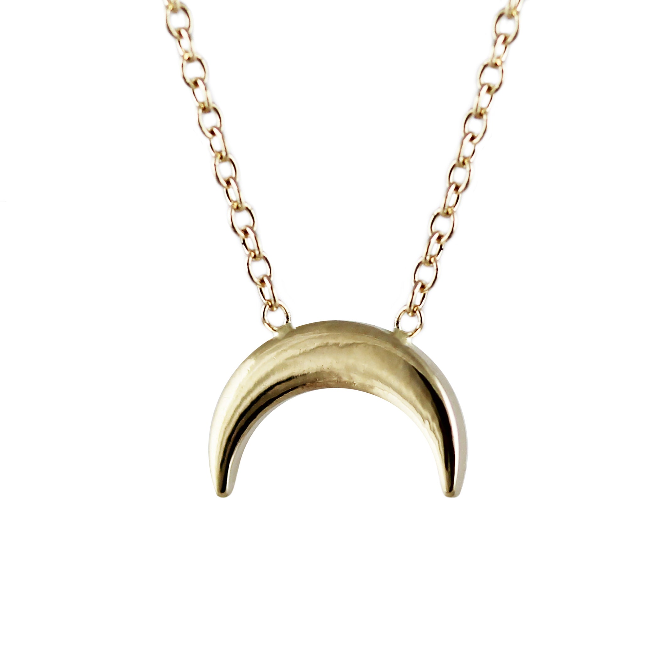 PETITE CRESCENT MOON NECKLACE