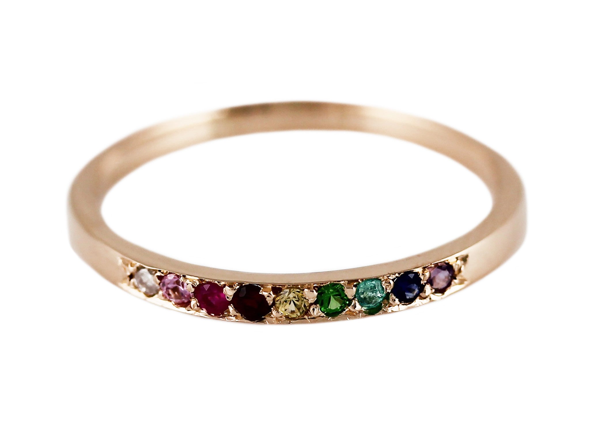 14K RAINBOW RING