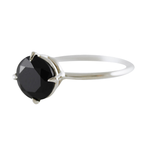 CARRE LEMON SILVER RING