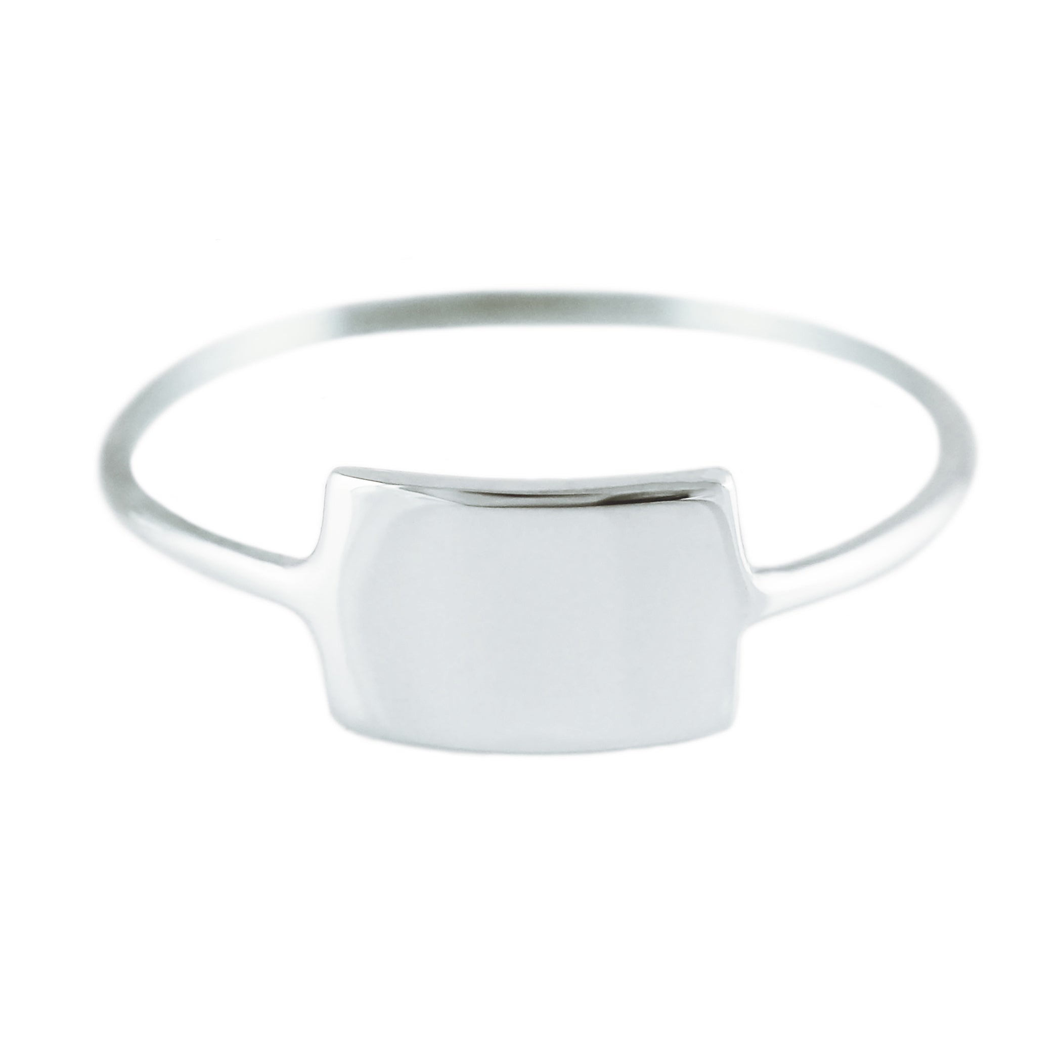 SILVER ID RING