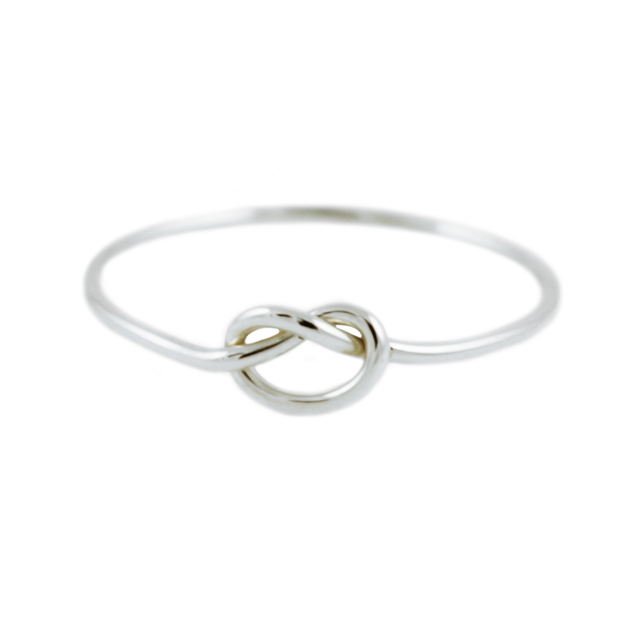 KNOT SILVER RING