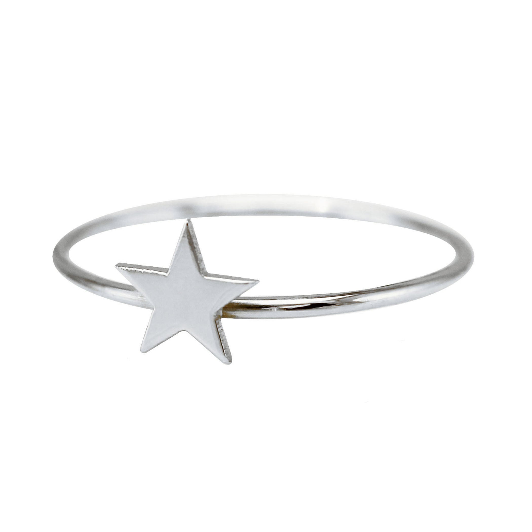 STERLING SILVER STAR RING