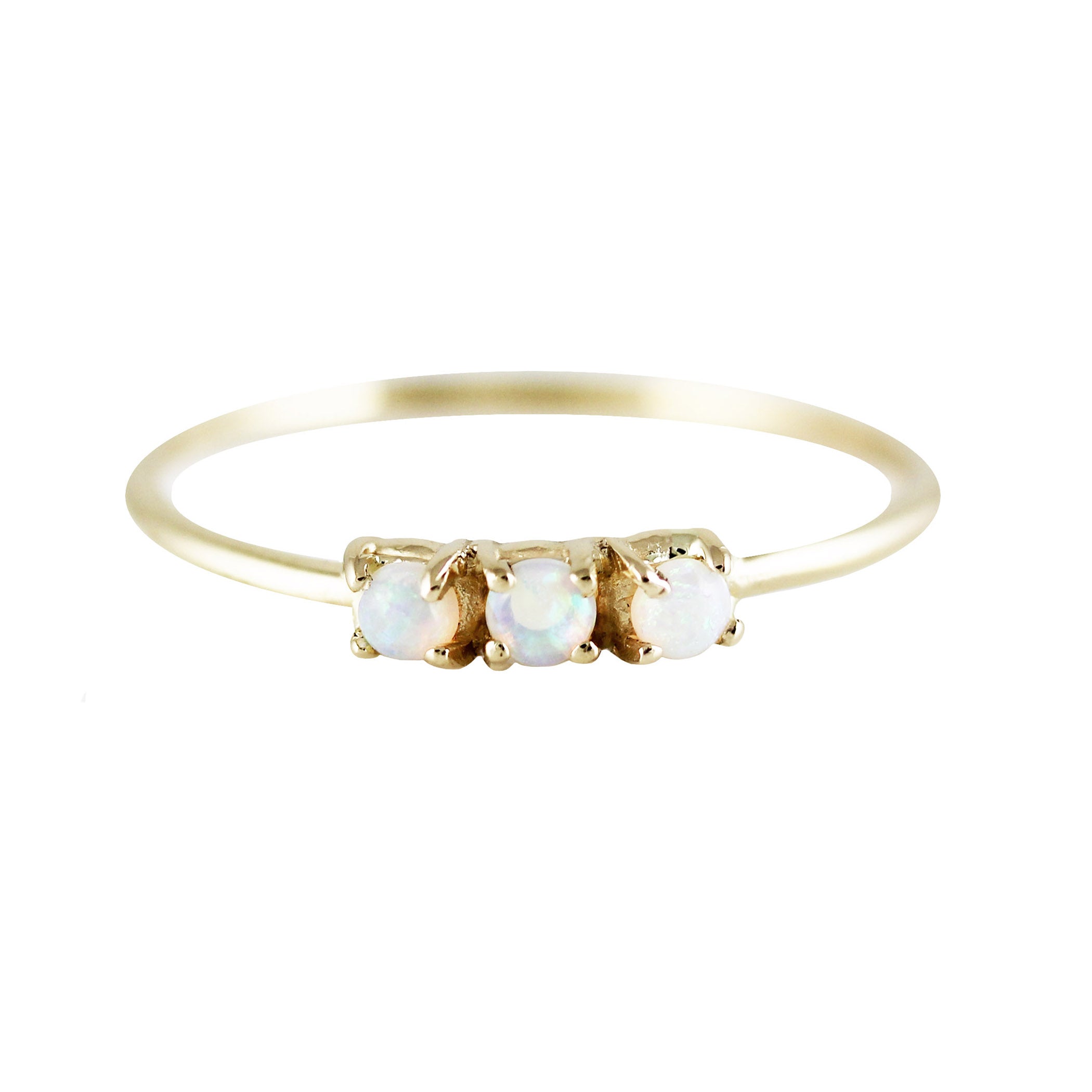 SMALL TRIO OPAL RING