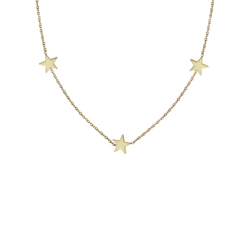 14K TURQUOISE ENAMEL STATION BEAD NECKLACE