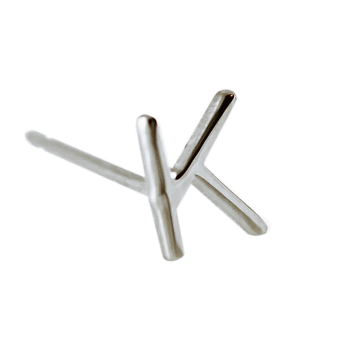 SILVER INITIAL RING