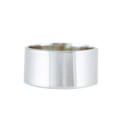 RONDE ONYX SILVER RING