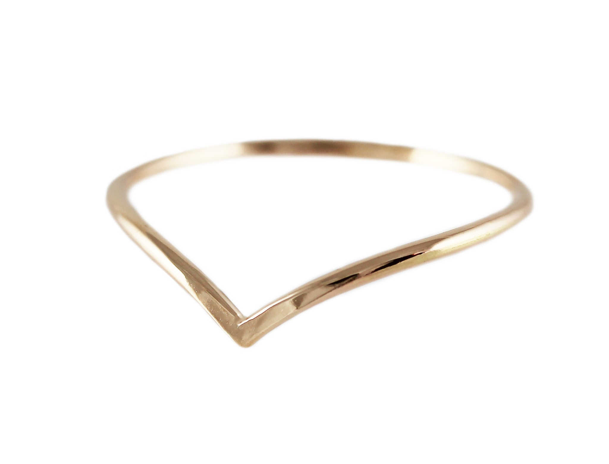 14K TEARDROP RING