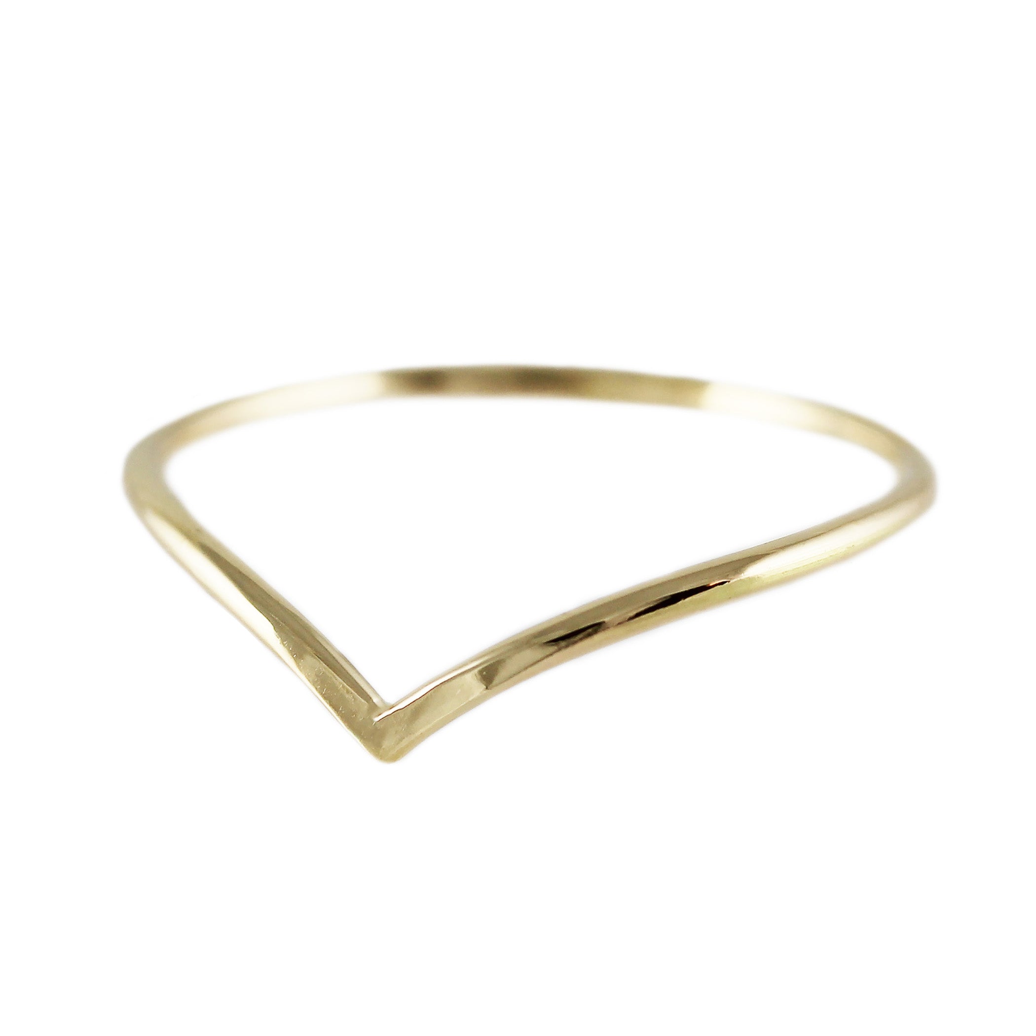 14K TEARDROP RING