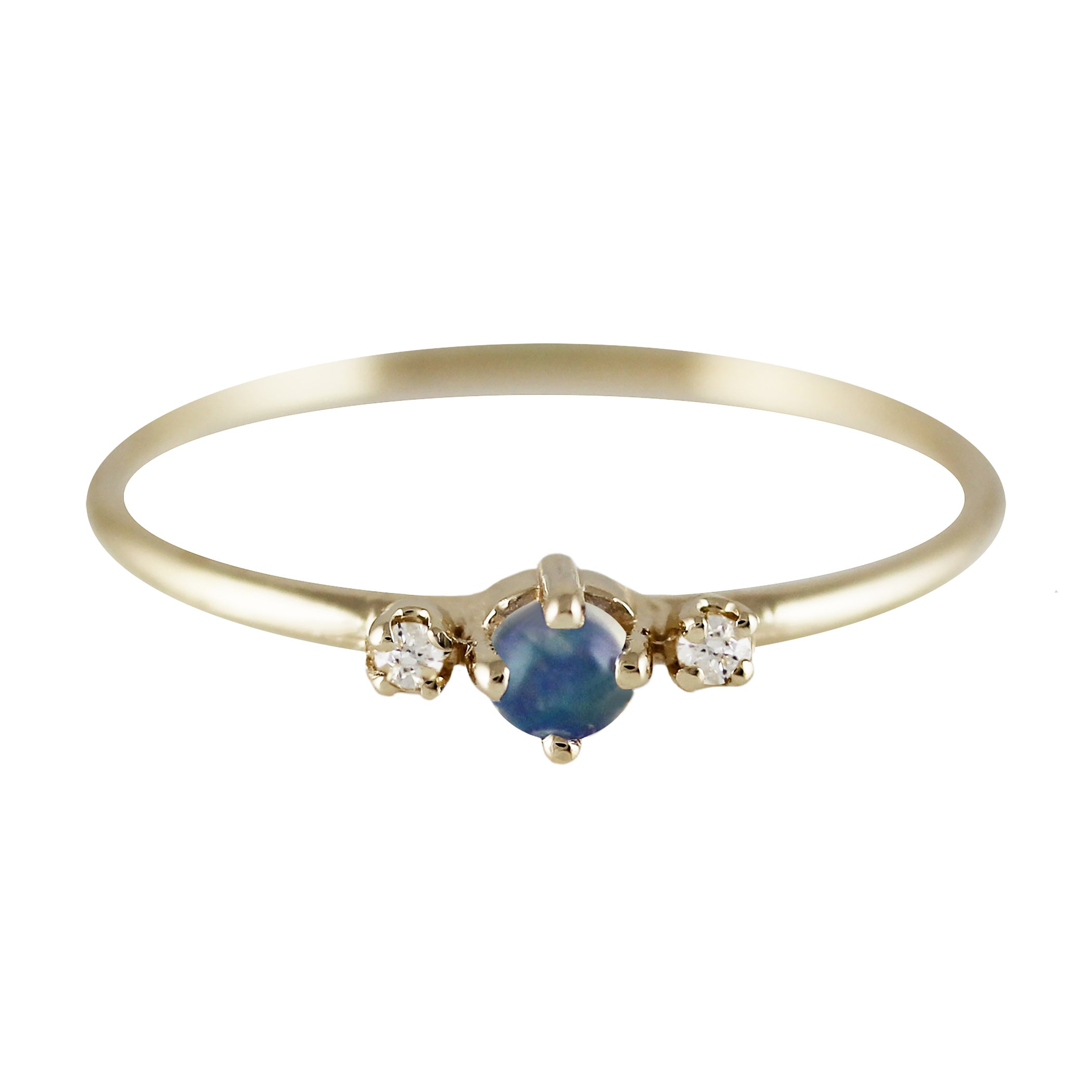THEA OPAL WITH DIAMONDS RING