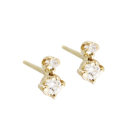 MINI PAVE DIAMOND STUDS