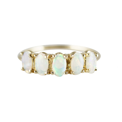 5 OVAL OPAL RING