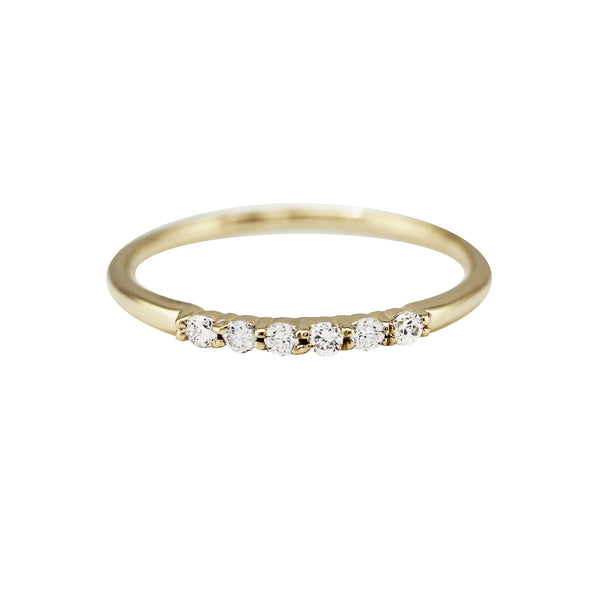 6 PRONG DIAMOND BAND
