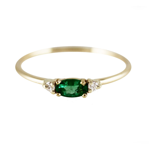 AUGUSTA EMERALD RING