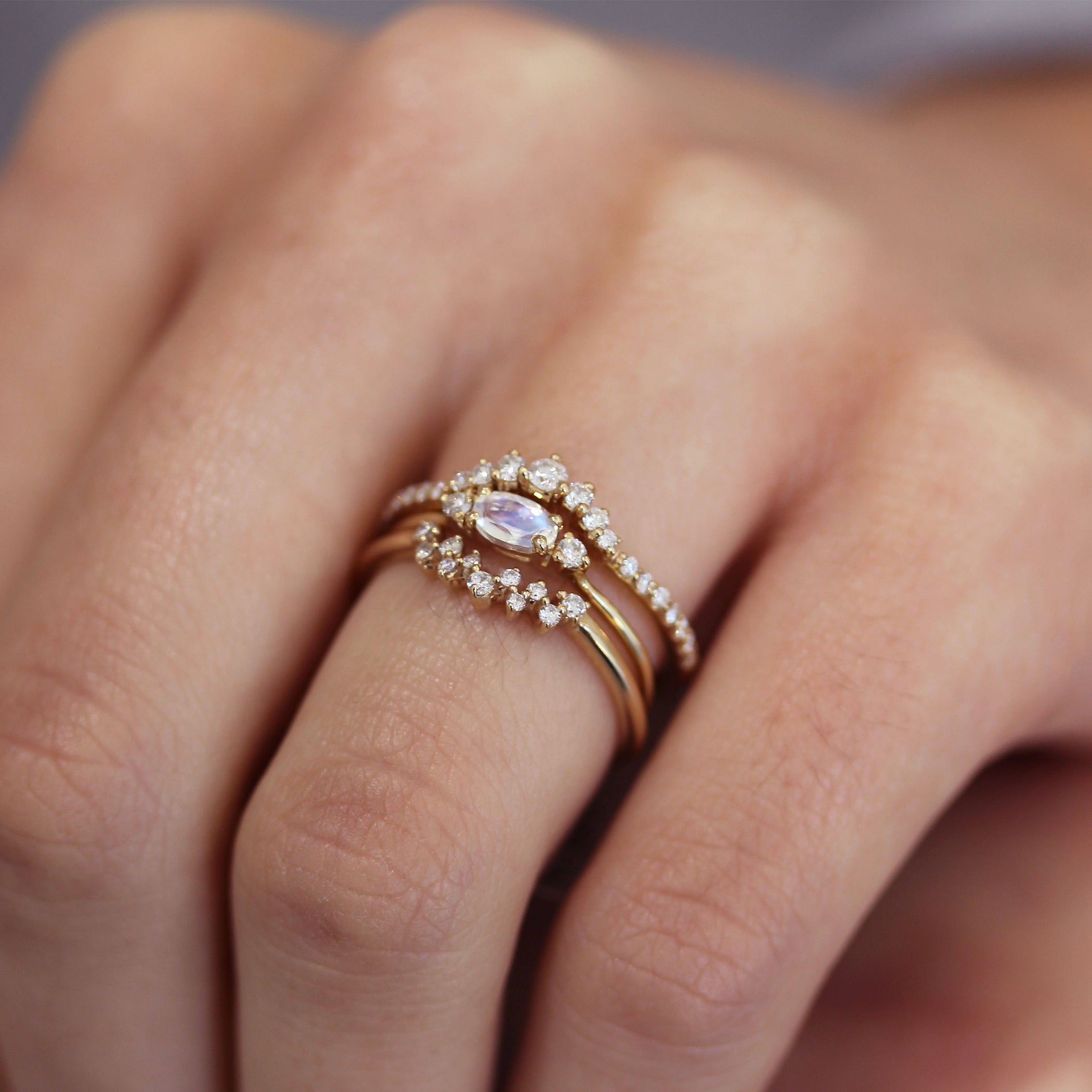 Stackable Fleur De Lis Petite Diamond Fashion Ring - 386E9RIADTSWG – Rocky  Point Jewelers