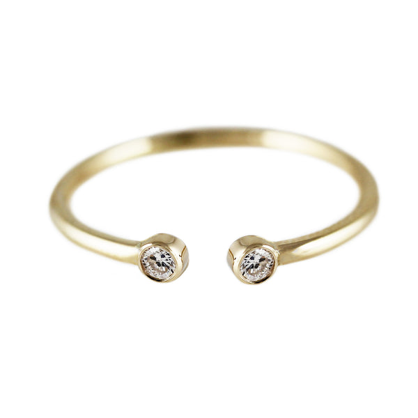 DIAMOND CUFF RING