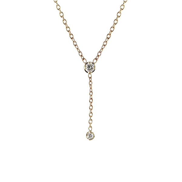 DIAMOND LARIAT NECKLACE