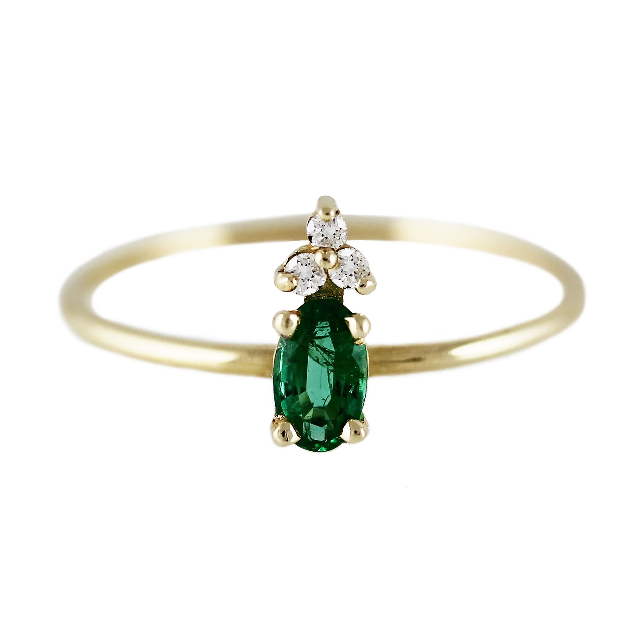 LOUISE EMERALD RING