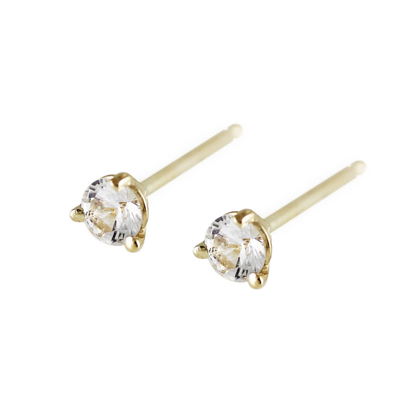 MARTINI WHITE SAPPHIRE STUDS