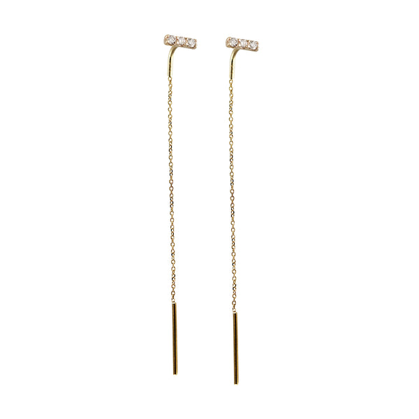 MINI DIAMOND PAVE BAR THREADER