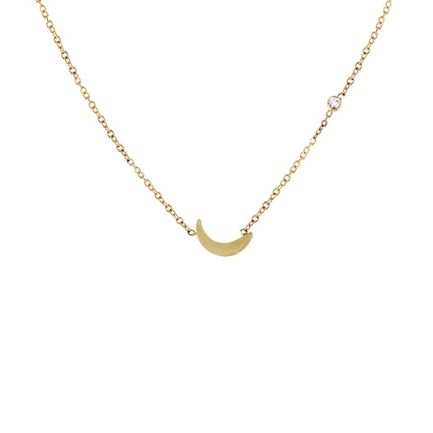 14K GOLD PEA NECKLACE