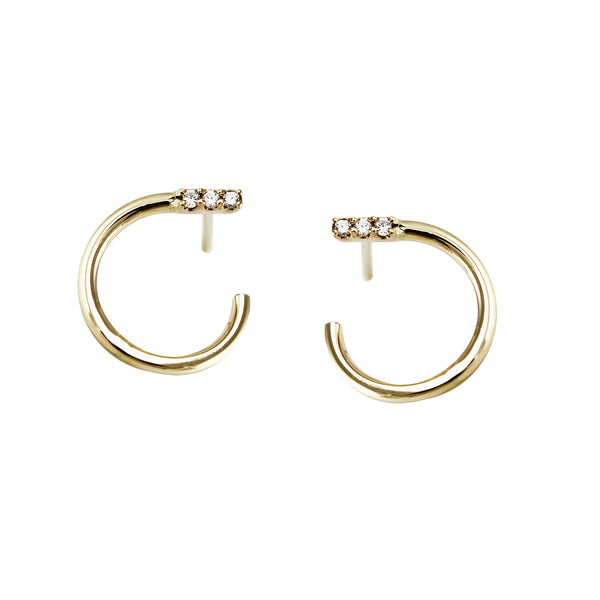 PAVE SLIP ON STUD
