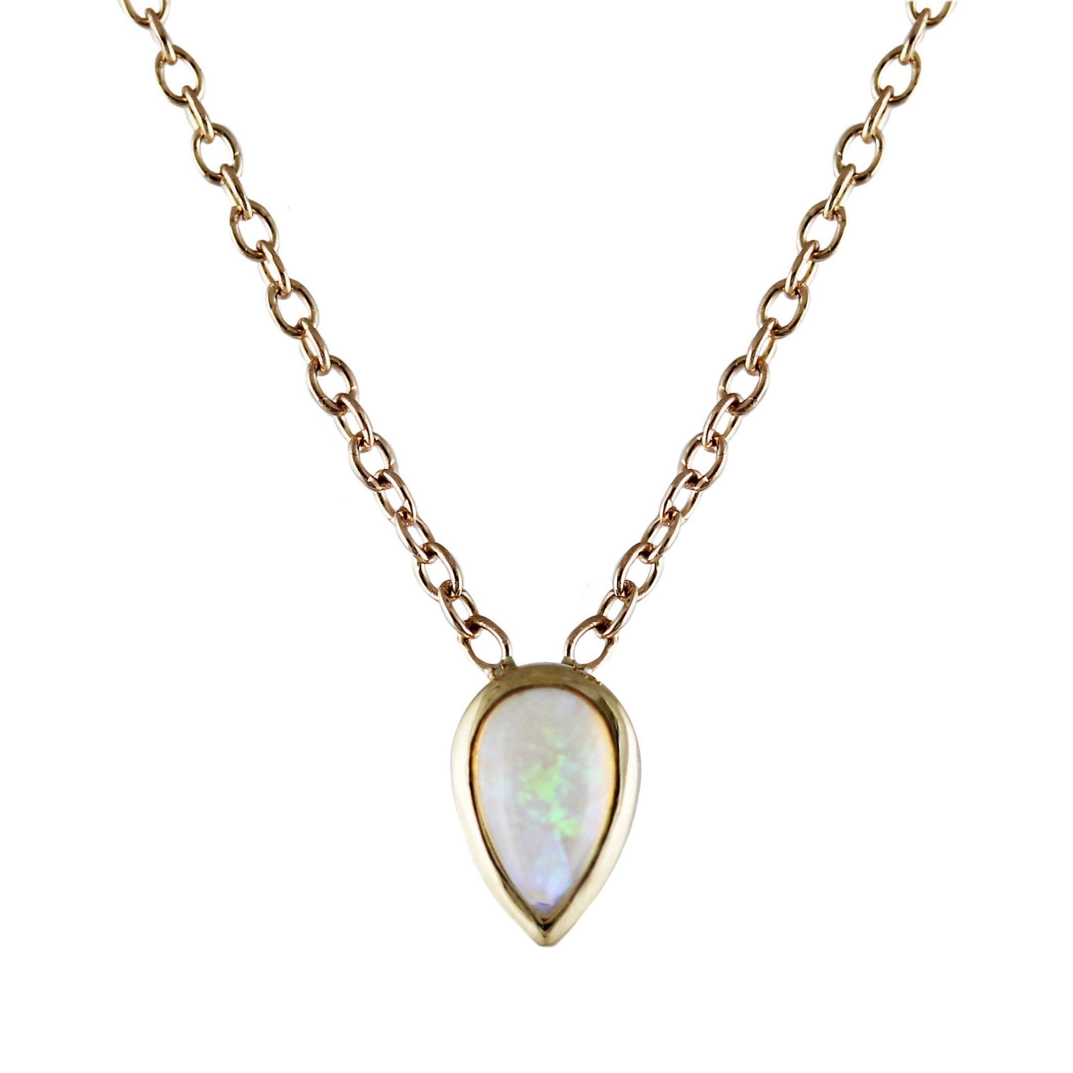 PEAR OPAL NECKLACE