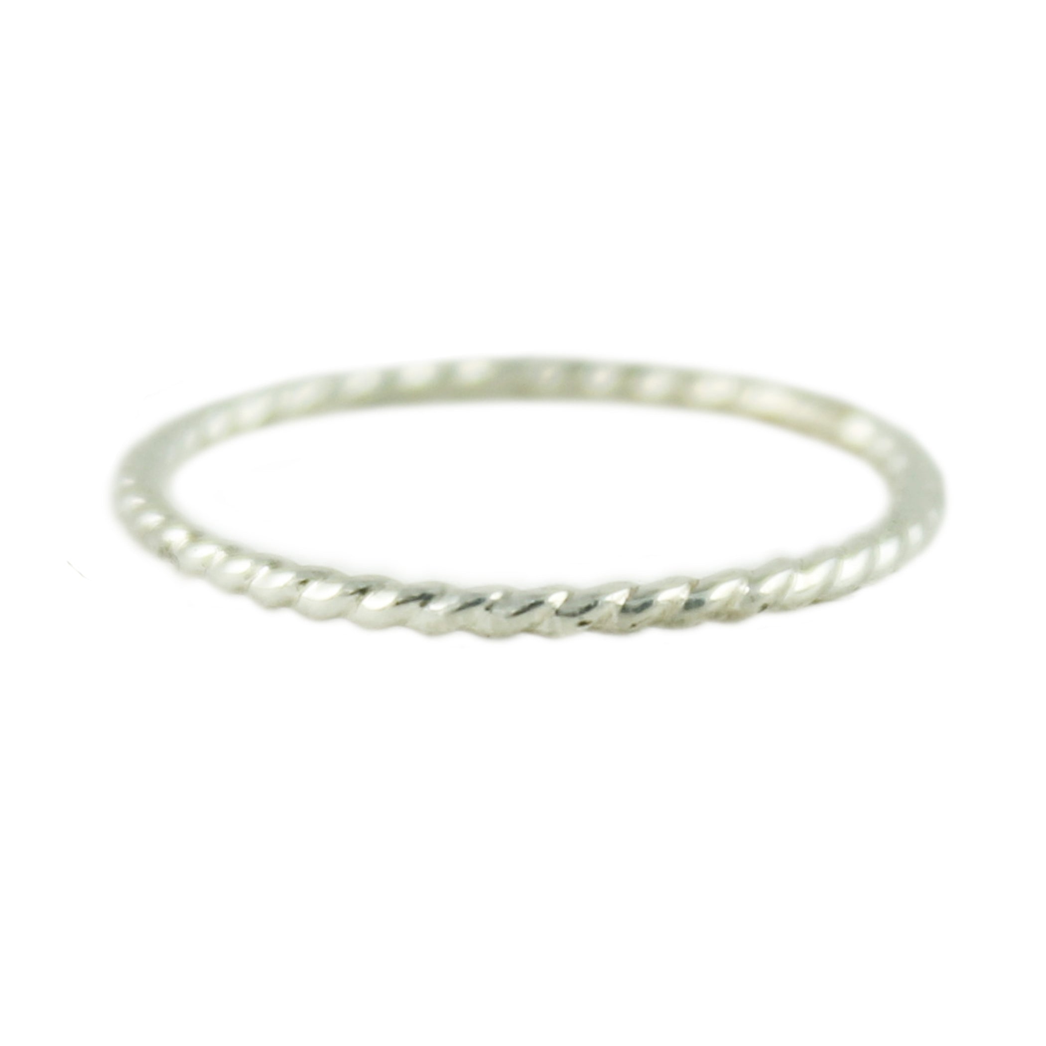 ROPE SILVER RING