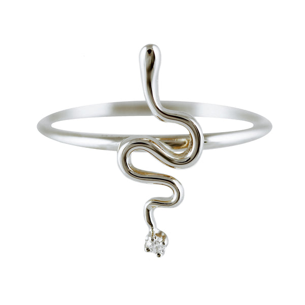 SERPENT MAGIQUE SILVER RING
