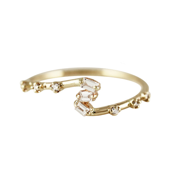SIDESTEP TRIO BAGUETTE RING
