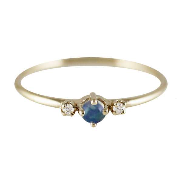 THEA OPAL WITH DIAMONDS RING
