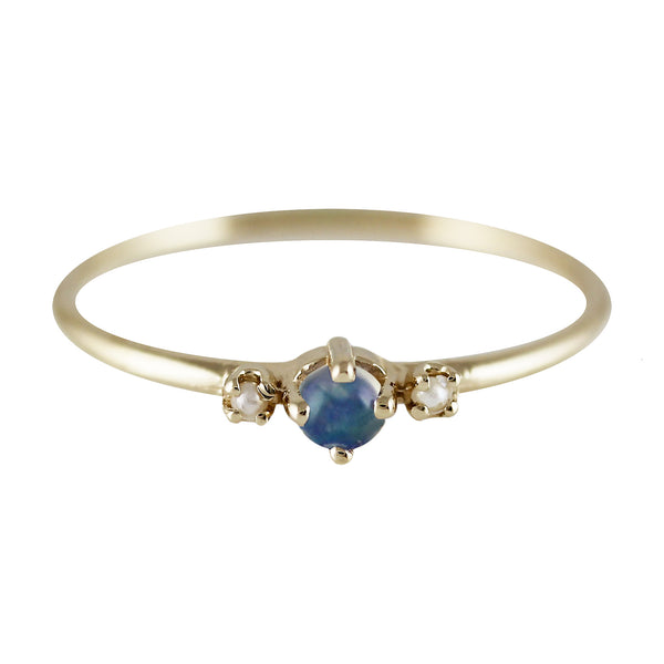 THEA OPAL WITH PEARLS RING